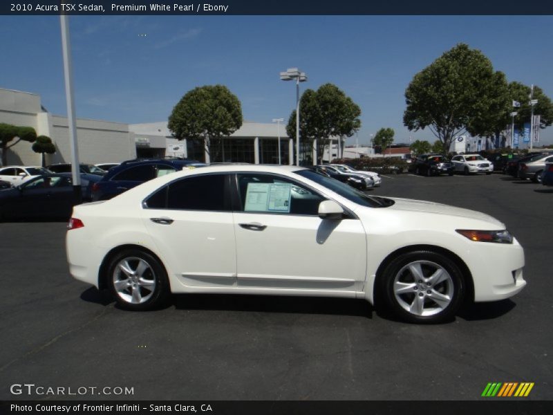 Premium White Pearl / Ebony 2010 Acura TSX Sedan