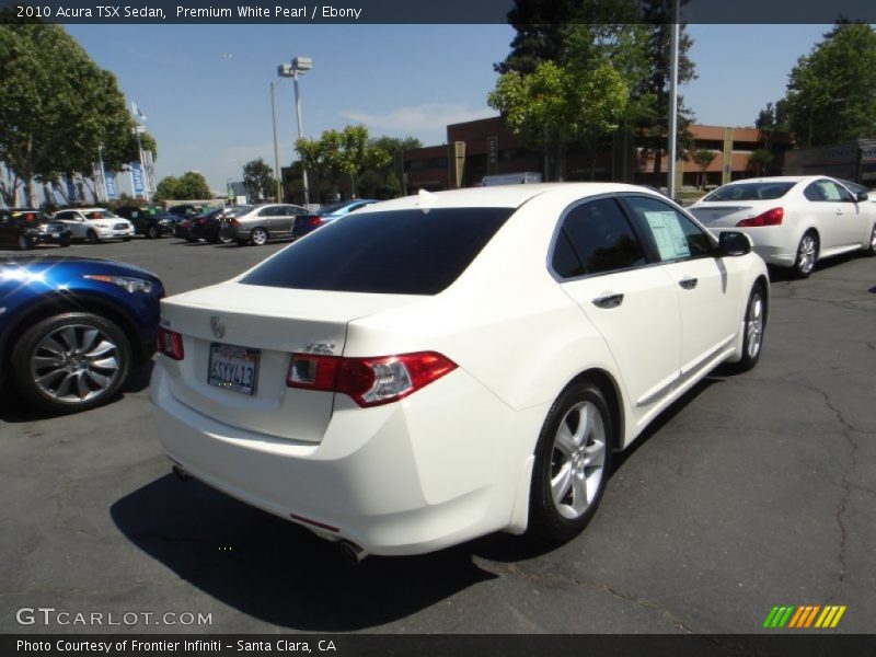 Premium White Pearl / Ebony 2010 Acura TSX Sedan