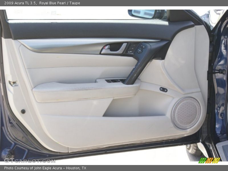 Royal Blue Pearl / Taupe 2009 Acura TL 3.5