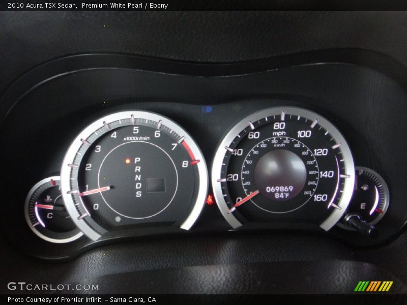 Premium White Pearl / Ebony 2010 Acura TSX Sedan