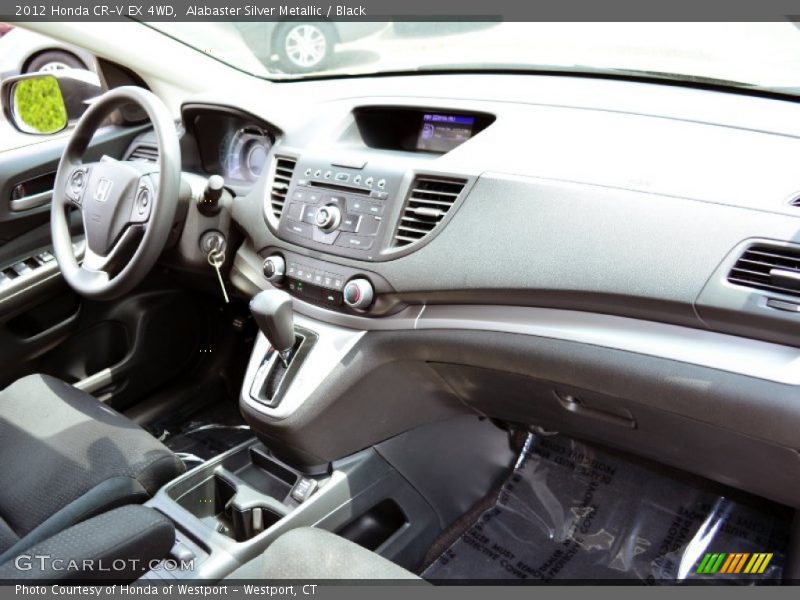 Alabaster Silver Metallic / Black 2012 Honda CR-V EX 4WD
