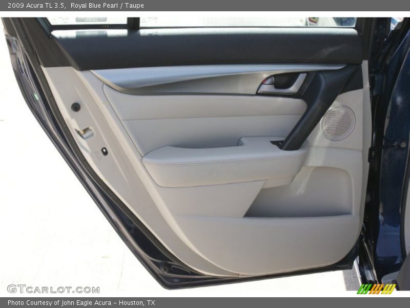 Royal Blue Pearl / Taupe 2009 Acura TL 3.5