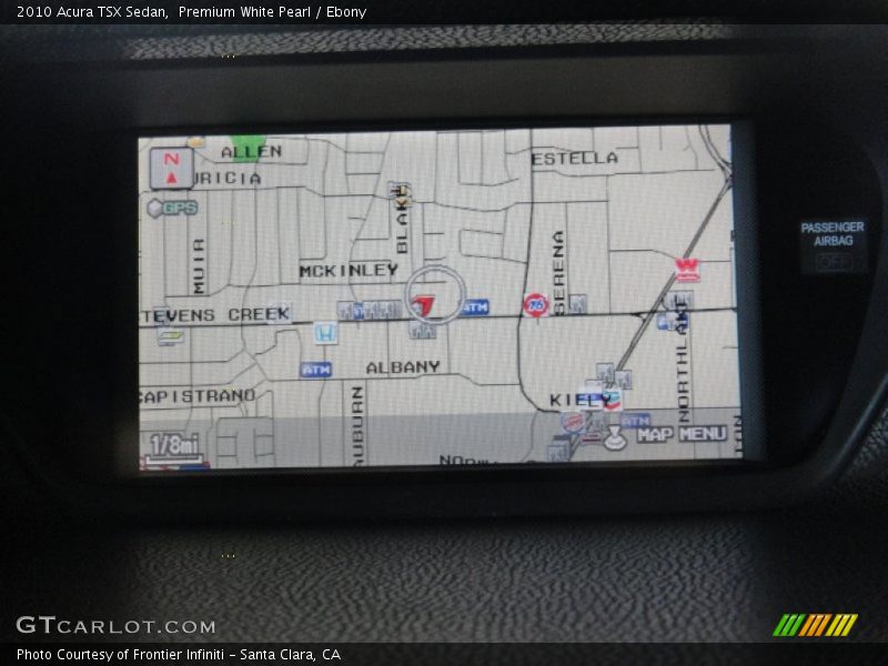 Premium White Pearl / Ebony 2010 Acura TSX Sedan