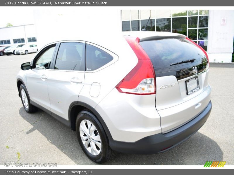 Alabaster Silver Metallic / Black 2012 Honda CR-V EX 4WD