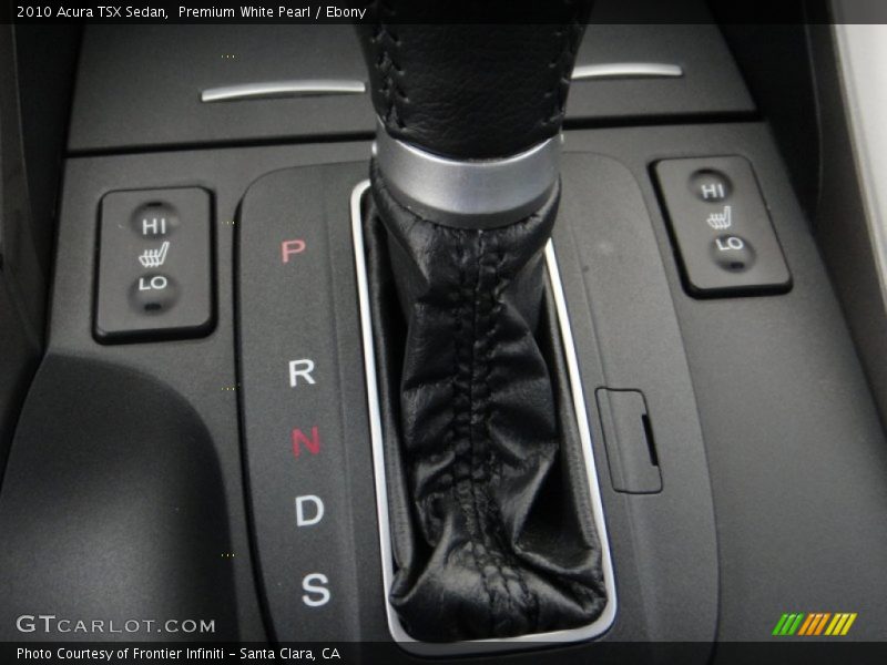 Premium White Pearl / Ebony 2010 Acura TSX Sedan