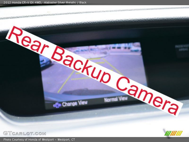Alabaster Silver Metallic / Black 2012 Honda CR-V EX 4WD