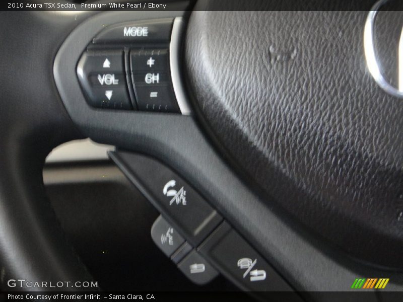 Premium White Pearl / Ebony 2010 Acura TSX Sedan