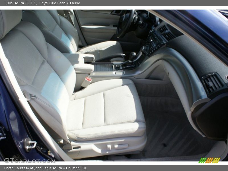 Royal Blue Pearl / Taupe 2009 Acura TL 3.5