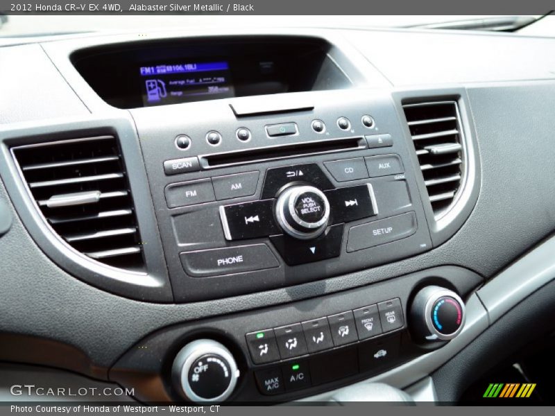 Alabaster Silver Metallic / Black 2012 Honda CR-V EX 4WD