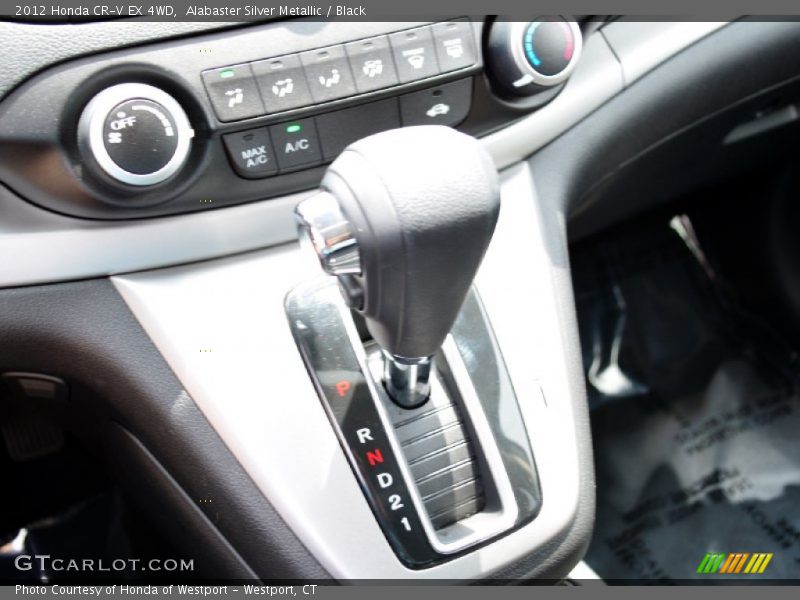 Alabaster Silver Metallic / Black 2012 Honda CR-V EX 4WD