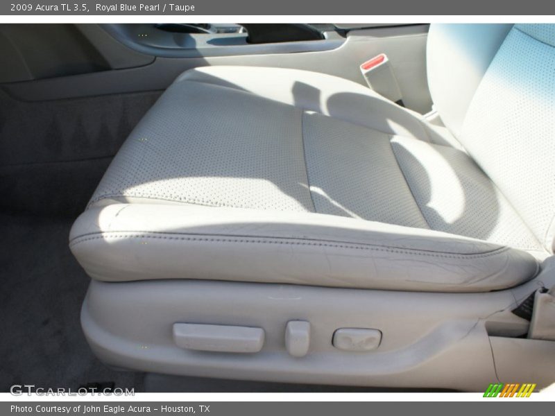 Royal Blue Pearl / Taupe 2009 Acura TL 3.5