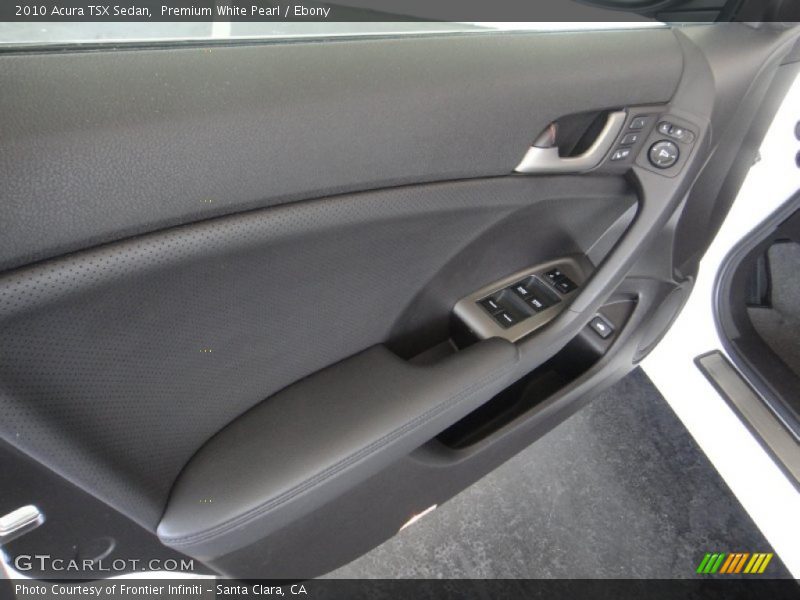 Premium White Pearl / Ebony 2010 Acura TSX Sedan