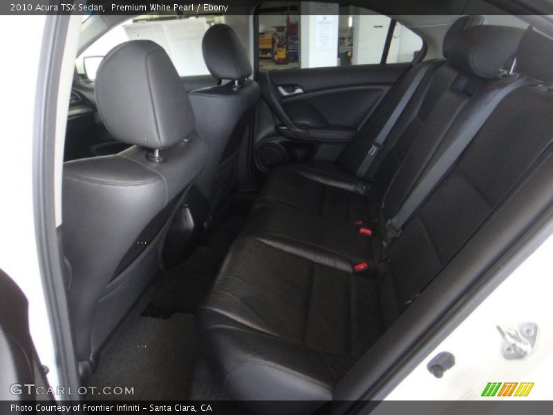 Premium White Pearl / Ebony 2010 Acura TSX Sedan