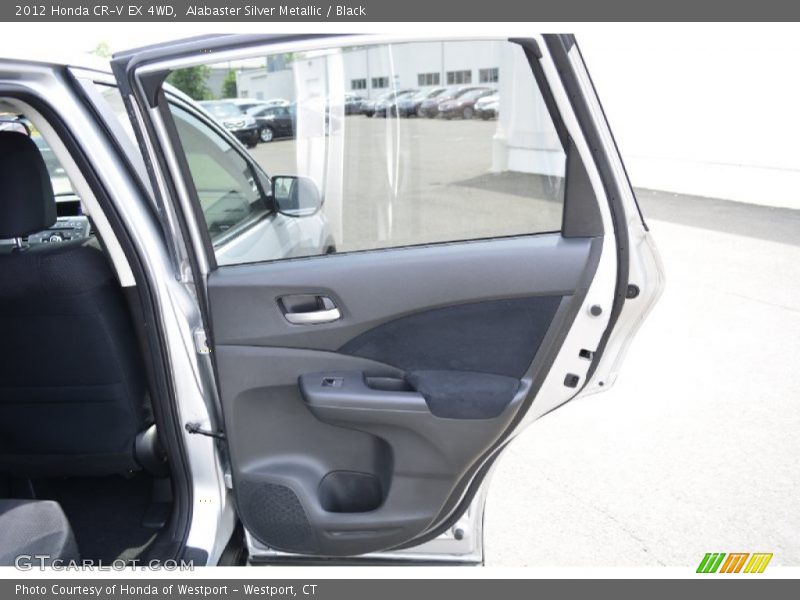 Alabaster Silver Metallic / Black 2012 Honda CR-V EX 4WD