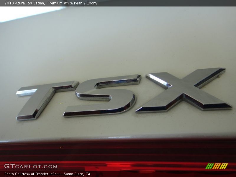Premium White Pearl / Ebony 2010 Acura TSX Sedan