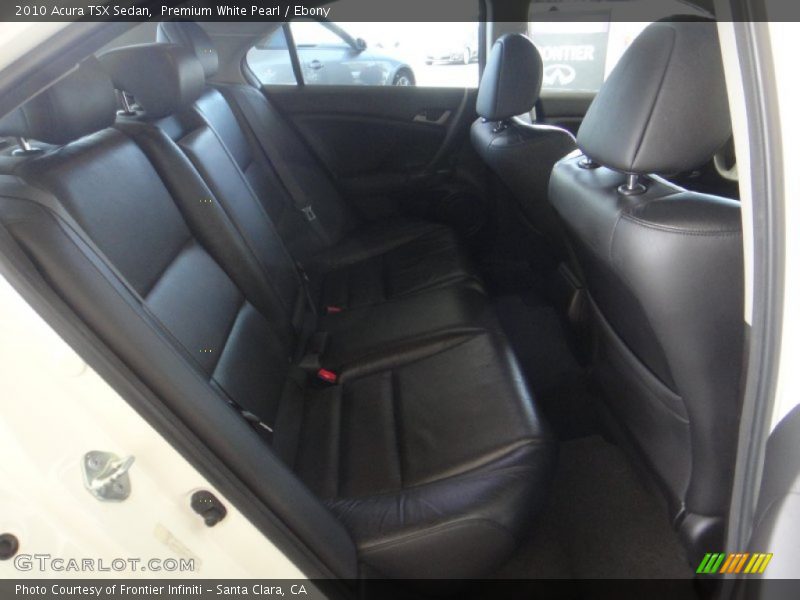Premium White Pearl / Ebony 2010 Acura TSX Sedan