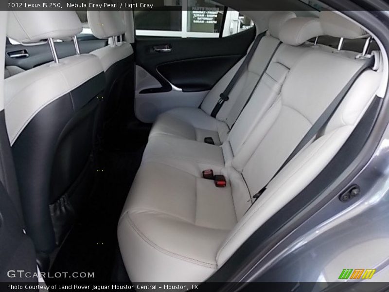 Nebula Gray Pearl / Light Gray 2012 Lexus IS 250