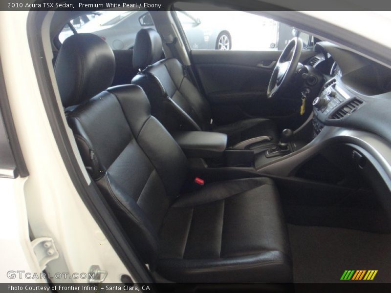 Premium White Pearl / Ebony 2010 Acura TSX Sedan
