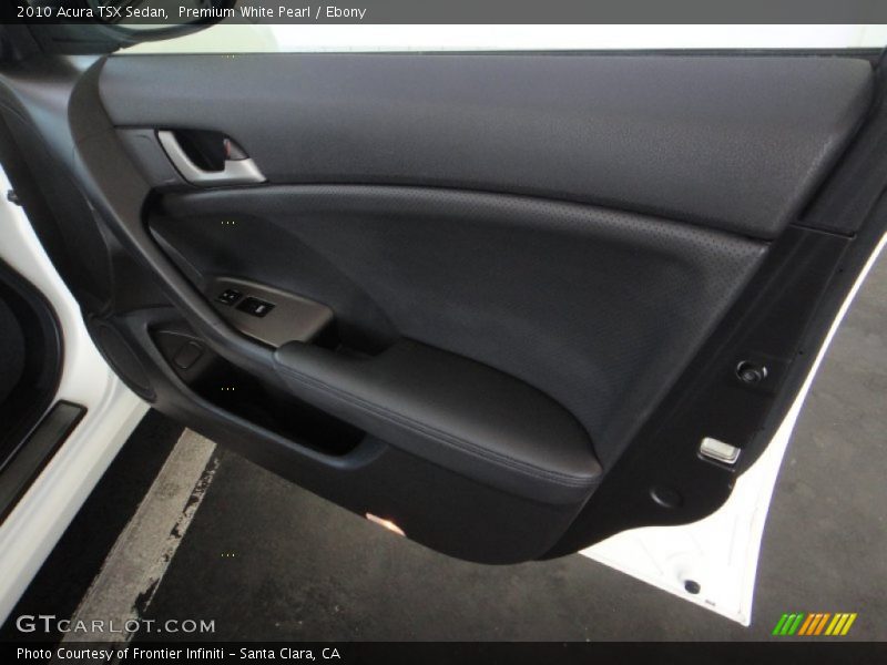 Premium White Pearl / Ebony 2010 Acura TSX Sedan