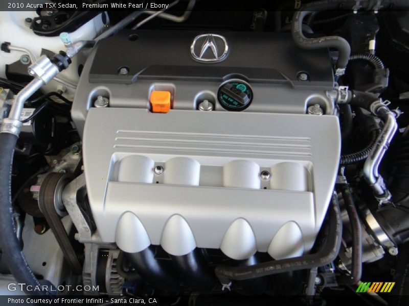 Premium White Pearl / Ebony 2010 Acura TSX Sedan