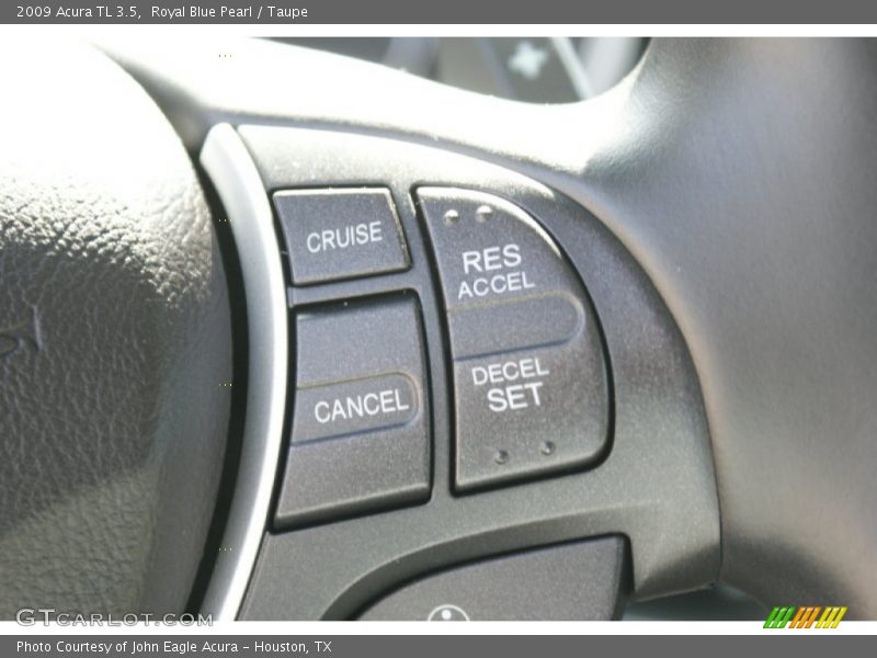 Royal Blue Pearl / Taupe 2009 Acura TL 3.5