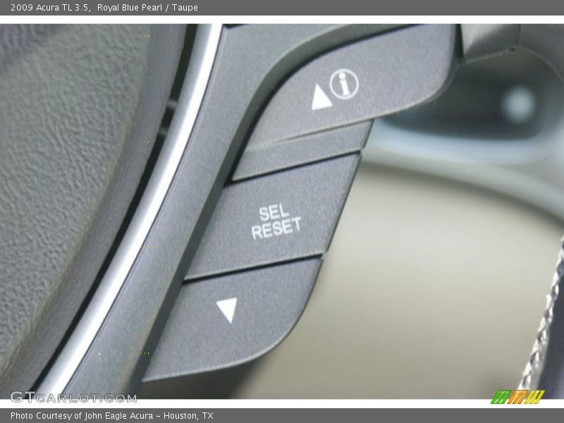 Royal Blue Pearl / Taupe 2009 Acura TL 3.5
