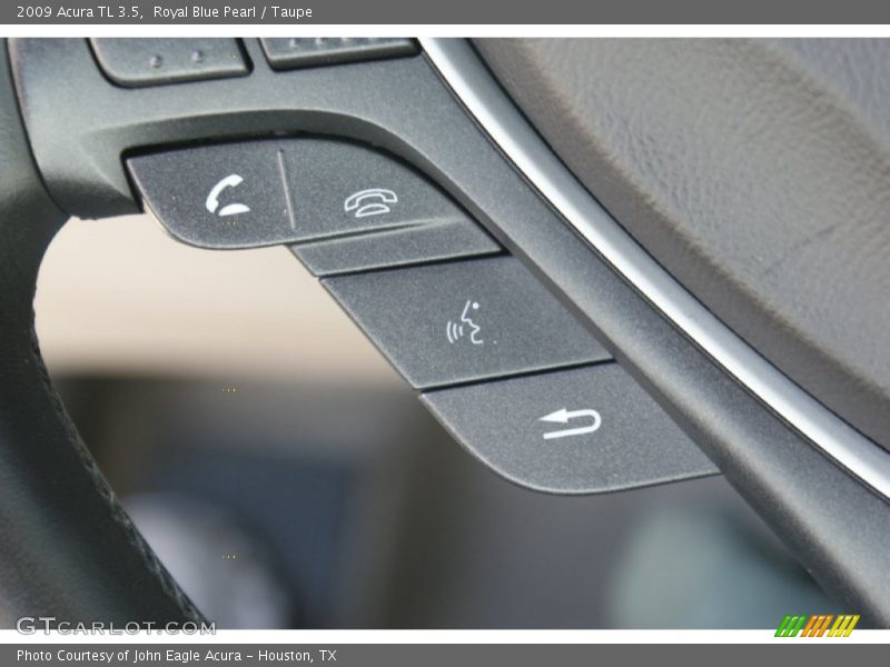 Royal Blue Pearl / Taupe 2009 Acura TL 3.5
