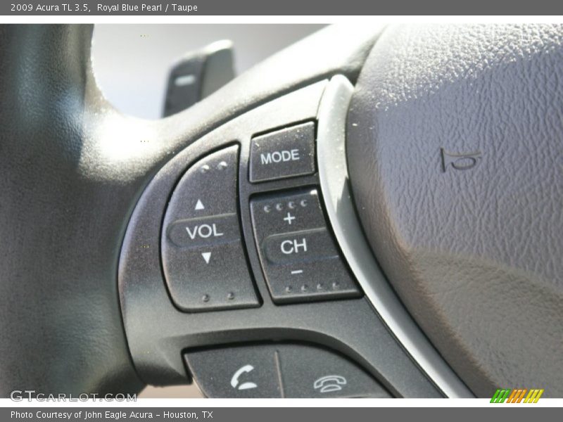 Royal Blue Pearl / Taupe 2009 Acura TL 3.5