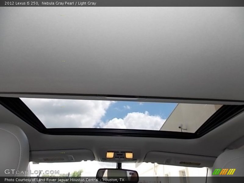 Nebula Gray Pearl / Light Gray 2012 Lexus IS 250
