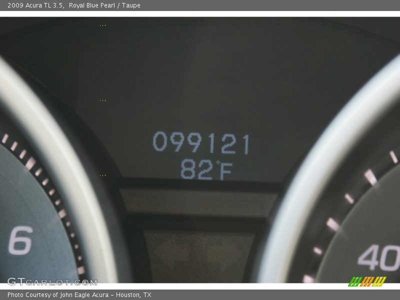 Royal Blue Pearl / Taupe 2009 Acura TL 3.5