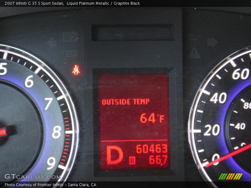 Liquid Platinum Metallic / Graphite Black 2007 Infiniti G 35 S Sport Sedan
