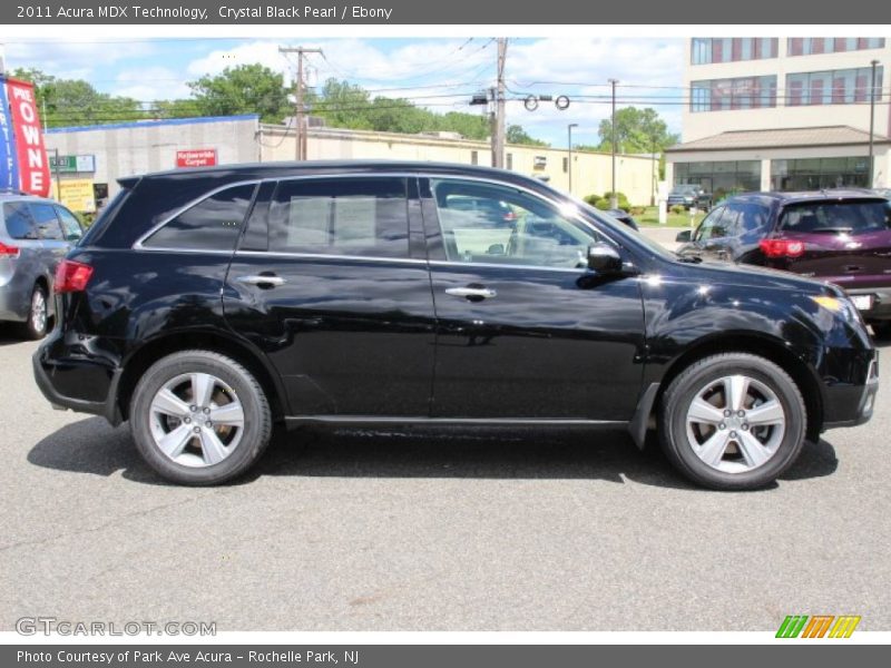 Crystal Black Pearl / Ebony 2011 Acura MDX Technology