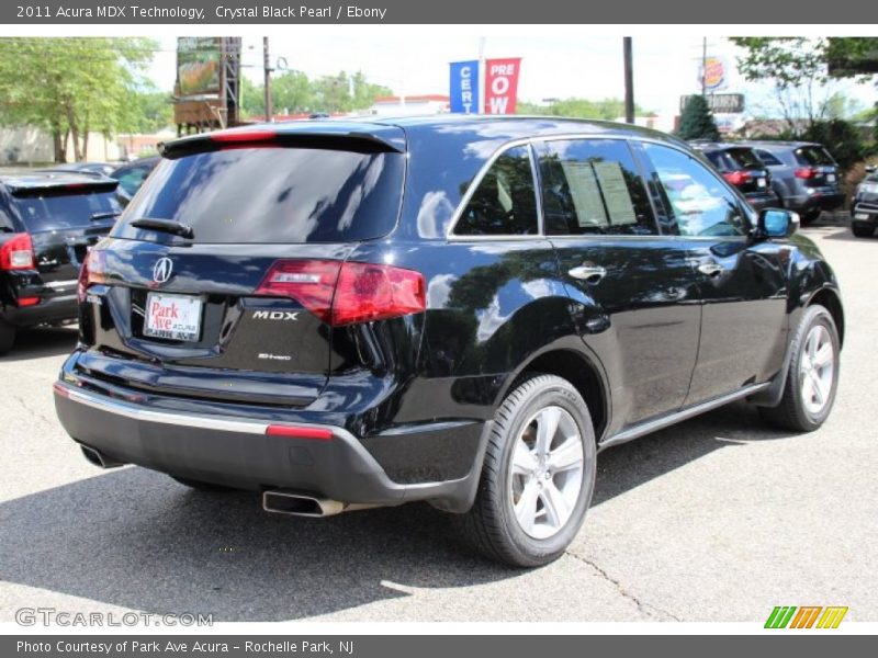 Crystal Black Pearl / Ebony 2011 Acura MDX Technology