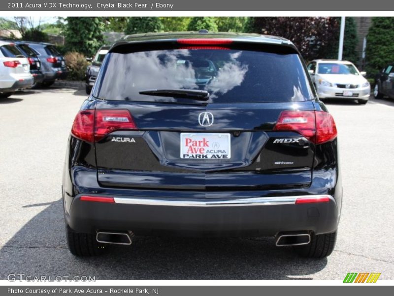 Crystal Black Pearl / Ebony 2011 Acura MDX Technology