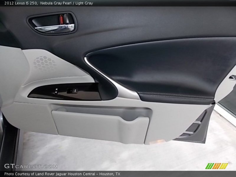 Nebula Gray Pearl / Light Gray 2012 Lexus IS 250
