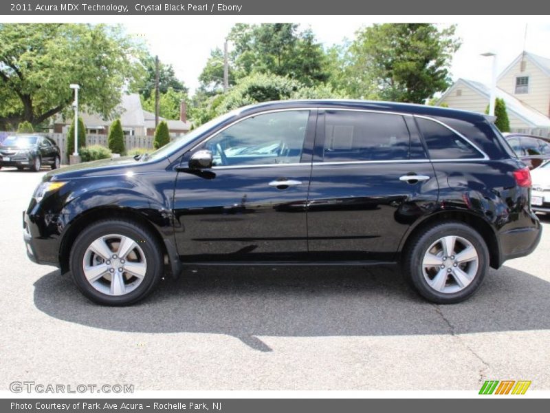Crystal Black Pearl / Ebony 2011 Acura MDX Technology