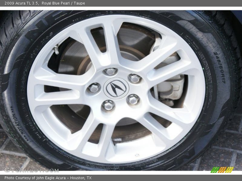 Royal Blue Pearl / Taupe 2009 Acura TL 3.5