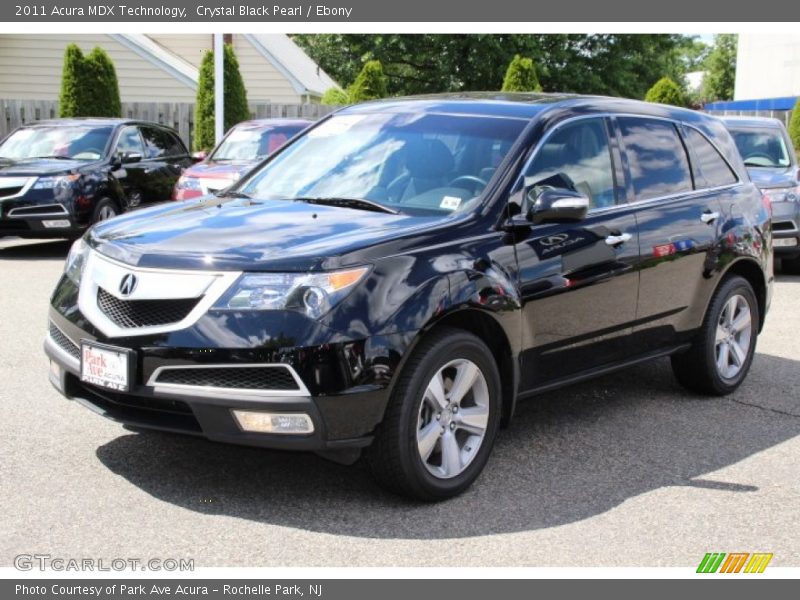 Crystal Black Pearl / Ebony 2011 Acura MDX Technology