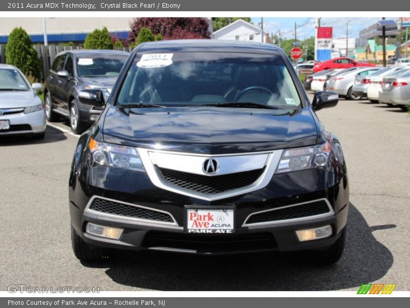 Crystal Black Pearl / Ebony 2011 Acura MDX Technology