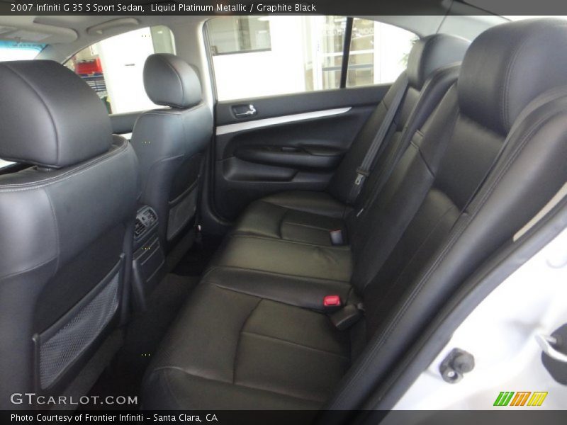 Liquid Platinum Metallic / Graphite Black 2007 Infiniti G 35 S Sport Sedan