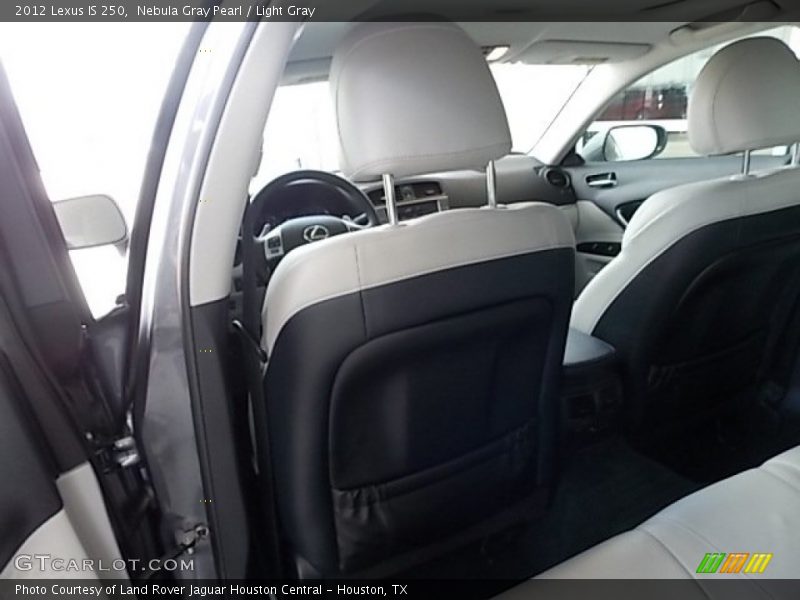 Nebula Gray Pearl / Light Gray 2012 Lexus IS 250