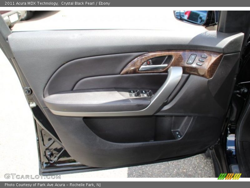 Crystal Black Pearl / Ebony 2011 Acura MDX Technology