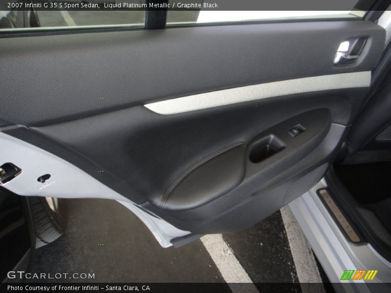 Liquid Platinum Metallic / Graphite Black 2007 Infiniti G 35 S Sport Sedan