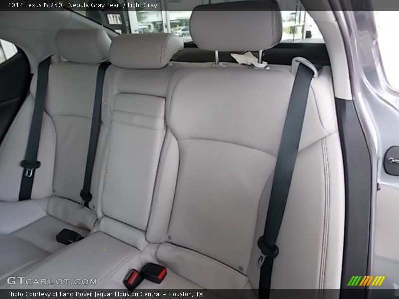 Nebula Gray Pearl / Light Gray 2012 Lexus IS 250