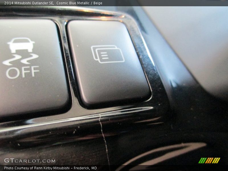 Cosmic Blue Metallic / Beige 2014 Mitsubishi Outlander SE