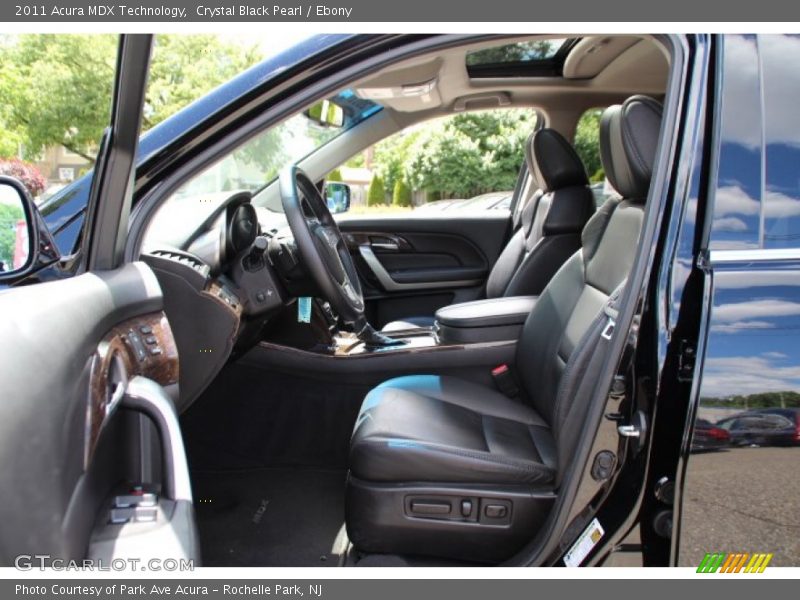 Crystal Black Pearl / Ebony 2011 Acura MDX Technology