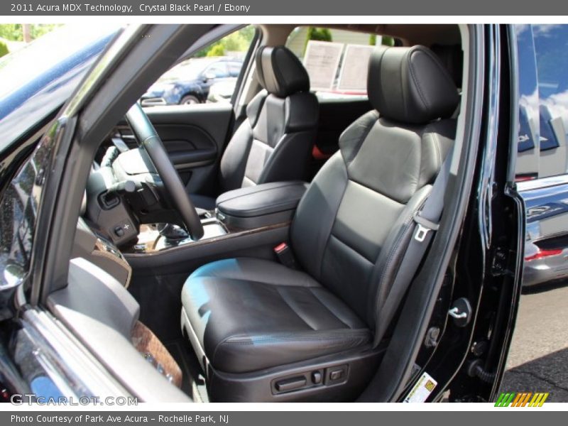 Crystal Black Pearl / Ebony 2011 Acura MDX Technology