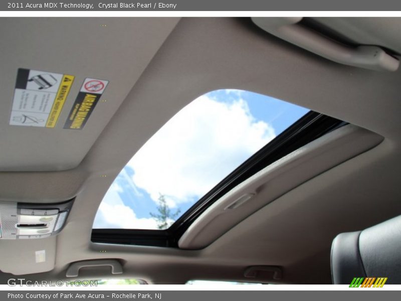 Crystal Black Pearl / Ebony 2011 Acura MDX Technology