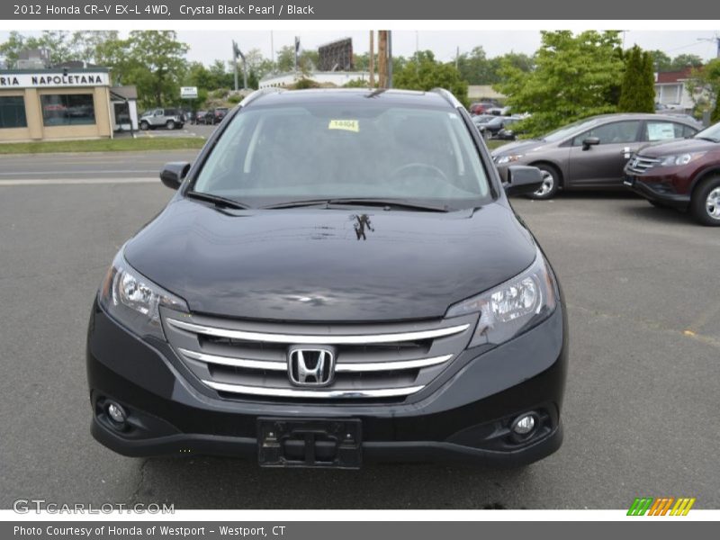 Crystal Black Pearl / Black 2012 Honda CR-V EX-L 4WD