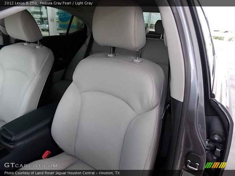 Nebula Gray Pearl / Light Gray 2012 Lexus IS 250